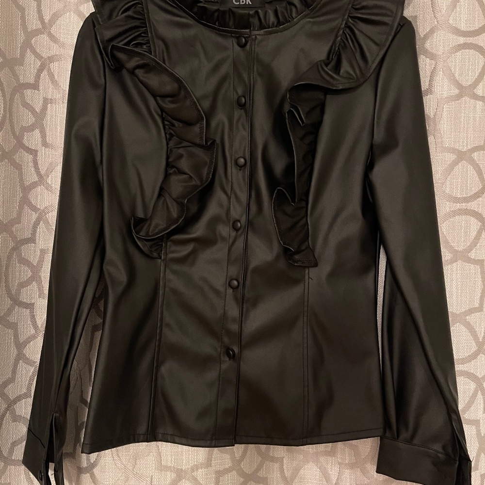 Leather shirt/jacket